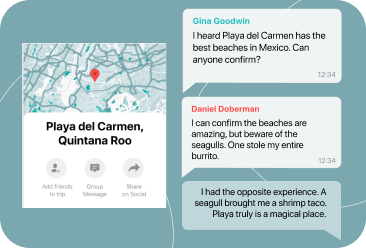 Location Based Chat in Overlap App