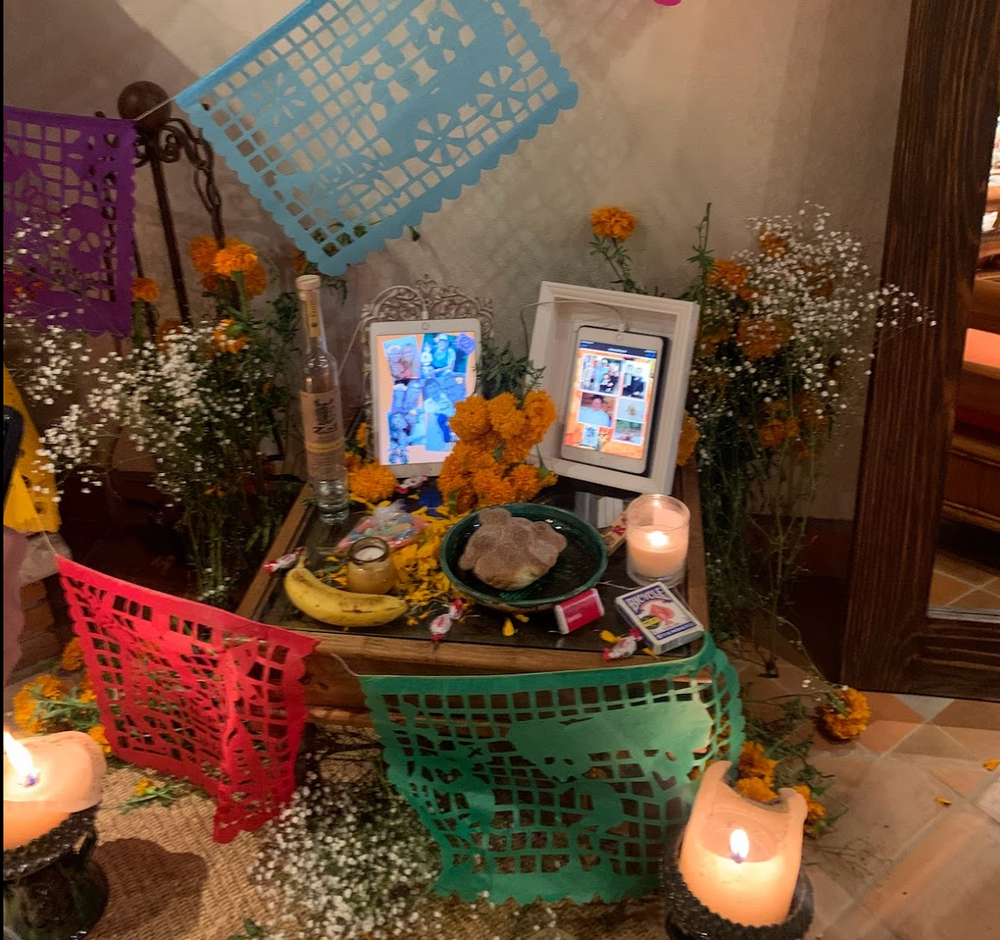 Our homemade ofrenda