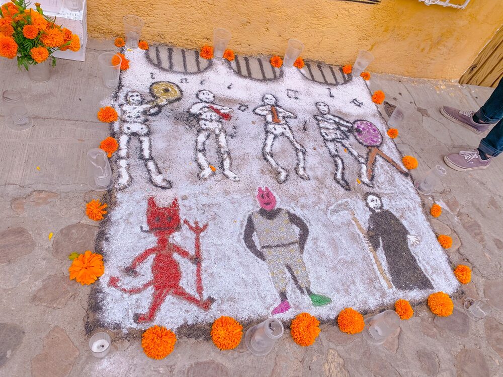 tapetes de arena in Oaxaca