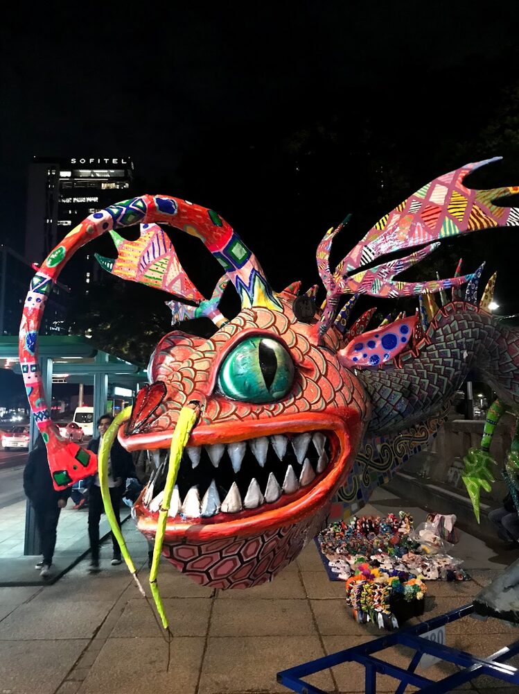 A giant Alibrije in Mexico City