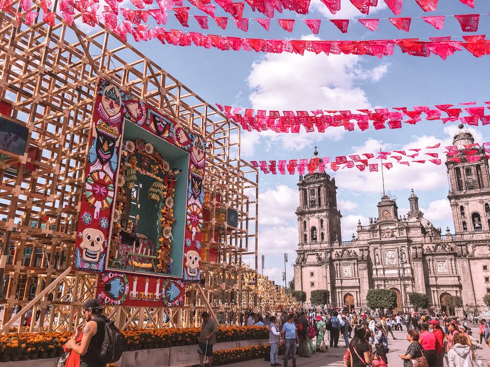 The Zocalo in Mexico City
