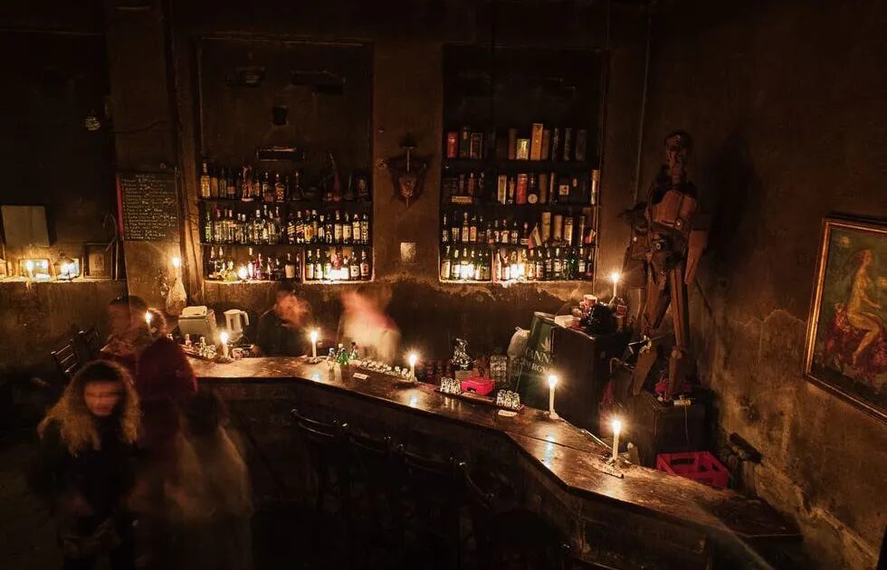 Hambara- a speakeasy lit only by candles Hambara- a speakeasy lit only by candles