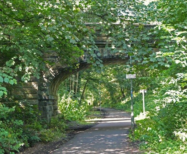 A gorgeous day requires a bike ride down Roseburn Path